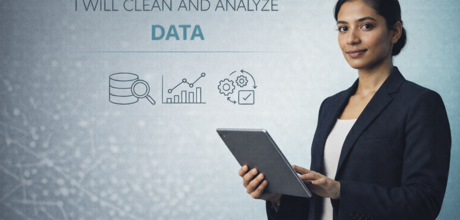 I will clean and analyze data