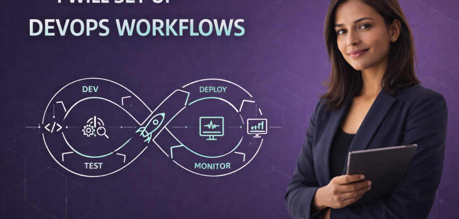 I will set up DevOps workflows-