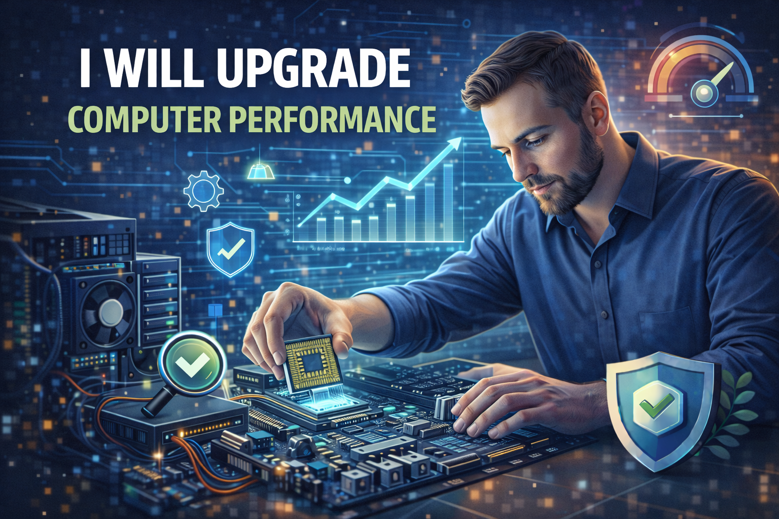 I will upgrade computer performance