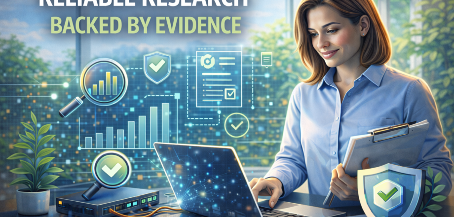 Reliable Research Backed by Evidence